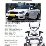 mercedes benz1 body kit for 2007 up W204 C180 C260 C200 Car , upgrade to 2012 C63 AMG style by maker