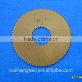 0023-TiN HSS Double Angle Milling Cutter With 45 Degree for 202-A&202-C