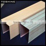 Aluminum Extrusion Sections With Wood Grain Surface Treatment thumbnail-2