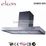 GS Approved 600mm Stainless Steel Push Button Cooker Hood Motor thumbnail-6