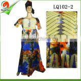 Guangzhou Clothing African Women Wear Bazin Riche Dress Fashion Lady Maxi Dress Clothing thumbnail-4