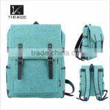 High Quality Canvas Backpack/beauty Pure Color Backpack With Compartment