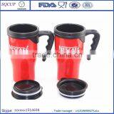 Wholesale PP Material 16oz Coffee Mug for Coffee Hot Insulated Travel Drinking Cup With Handle thumbnail-1