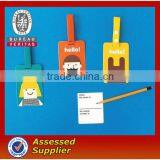 Fanny Embossed 2D Soft PVC Travel Luggage Tag thumbnail-1