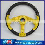 Best Quality 6 Hole 320mm PU Racing Car Game Steering Wheel thumbnail-1