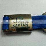 KAPTAN metal keyring with ribbon