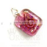 Violet Orgone Rounded Square Pendant : Wholesale Orgone thumbnail-1