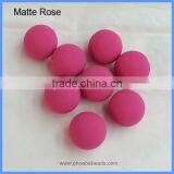 18mm Matte Round Copper Sound Bell Ball Beads For Hollow Chime Box Angel Cage Pendant Pregnancy Necklace BASB-M18mm thumbnail-1