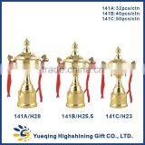 Metal Gold Base Three Sizes Students Matches Awards 136ABC Small Trophies Gold Trophy Cup thumbnail-6