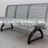 Cast Iron Outdoor Bench Outdoor Steel Pipe Bench thumbnail-2