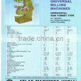Ram Turret Universal Milling Machine All Auto Feed thumbnail-1