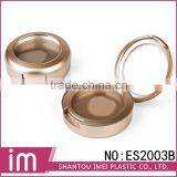 Luxury Shiny Round Cosmetic Empty Eyeshadow Case