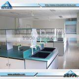 School Wooden Furniture Laboratory Island Bench With Shelf thumbnail-3