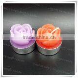 Hot Selling Wedding Candle Gift Giveaway Flower Shaped Tealight Candles thumbnail-2