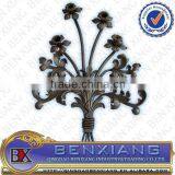 Decorative Parts Weld Nice Cast Steel Flower on it Wrought Iron Rosette