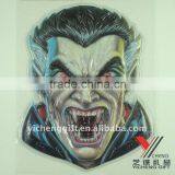 3D Horror Mask Embossing Sticker