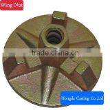 Construction Double Wings With Stiffener Nodular Casting Wing Nut Dia90mm thumbnail-1