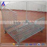 Warehouse Rack Heavy Duty Mesh Box Wire Cage Metal Bin Storage Cage-4 Factory Supplier