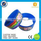Promotional Free Sample Rubber Printing Wide Wristband thumbnail-1