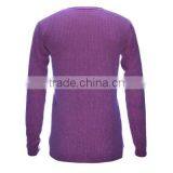 Multifunctional Alpaca Sweater Men 100% Cashmere Sweater With Low Price thumbnail-4
