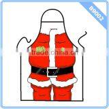 Christmas Santa Claus 2 Apron Funny Bib for Home Kitchen BBQ Party Novelty Gifts