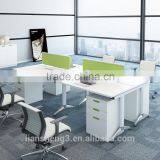 Latest Stlylish Office Table Design Office Partition Double Side Computer Table for 2 Person thumbnail-4