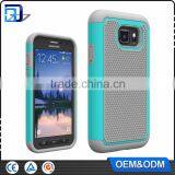 New Armor Hybrid 3 in 1 Football Texture Rugged TPU Silicone PC Back Cover For Samsung Galaxy S7 Active Phone Case Paypal Accept thumbnail-1