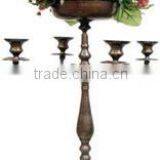 Crystal Candelabra, Candelabra 5 Arms, Silver Candelabra Centerpiece thumbnail-1