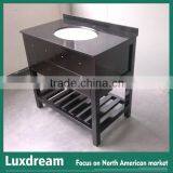 Customize Solid Wood Hotel Bathroom Vanity for Apartment Project thumbnail-1