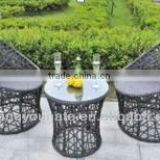 outdoor furniture garden furniture round wicker bistro set UNT-R-1095