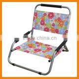 100% Polyester Adult Metal Folding Chairs for Low Seat thumbnail-1