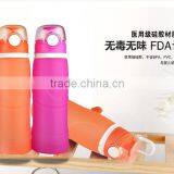 Manufacturing Soft Silicone Water Bottle Unbreakable Silicone Sport Water Bottle thumbnail-4