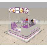 Attractive Wooden Mall Food Kiosk of Juice Bar Counter for Sale thumbnail-2