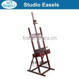 in stock European style antique wooden easel stand with drawer