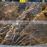 Highly Double Polished Black & Gold Marble Slabs - Doha, Qatar thumbnail-2