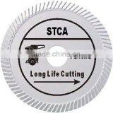Slant Turbo Diamond Saw Blade for Long Life Cutting Hard Material---STCA thumbnail-1