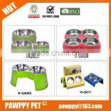 Pet Bowls Stainless Steel Dog Feeder Stand thumbnail-1