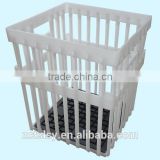 the square logistic plastic egg turnover box /used to egg tray