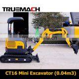 1.7Ton China Zero Tail Compact Durable Mini Excavator thumbnail-1