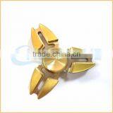 2017 New Tri-Spinner Fidgets Toys Copper Triangle Finger Gyro thumbnail-6