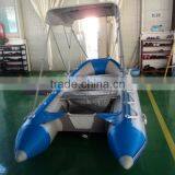 PVC Material High-speed Inflatable Boats With Awning thumbnail-1