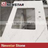 Good Polished Snow White Marble White Stone For Marble Countertop thumbnail-1