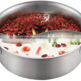 Two Handle Sauce Pan Saucepan Double-Flavoured Cooker Family Restaurant Hotel Usage Shot Body Stainless Steel Soup Pot thumbnail-3