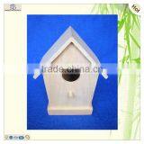 Hot Selling Eco-friendly Outdoor Decorating Polished Wooden Bird House thumbnail-5