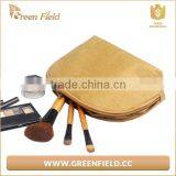 Green Field Brown Washable Kraft Paper Fabric Makup Cosmetic Bag thumbnail-5
