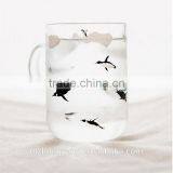 New Design Christmas Gift Polar Pattern Glass Polar Bear Penguin Cup thumbnail-3