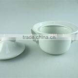 Irregular Sugar &creamer Pots,white Porcelain Canister,small Casserole thumbnail-2
