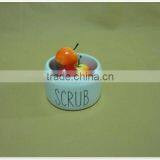 2014 Cheap Custom Exquisite White Embossed Handmade Ceramic Bowl thumbnail-4