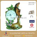 19 Resin Gift Home Decorative Angel Wall Time Clock thumbnail-6