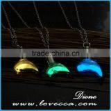 Fish Locket Glow In The Dark Pendant Glowing Luminous Light Up Christmas Necklaces thumbnail-3
